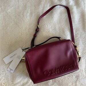 Calvin Klein Deep Red Crossbody Bag